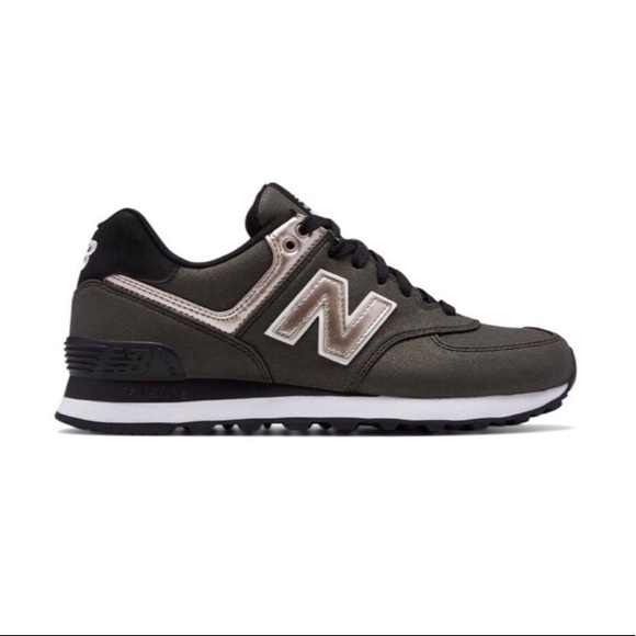 new balance metallic rose gold